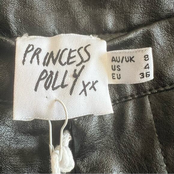 Princess Polly Encore Grunge Pants Black leather pants - Picture 6 of 9